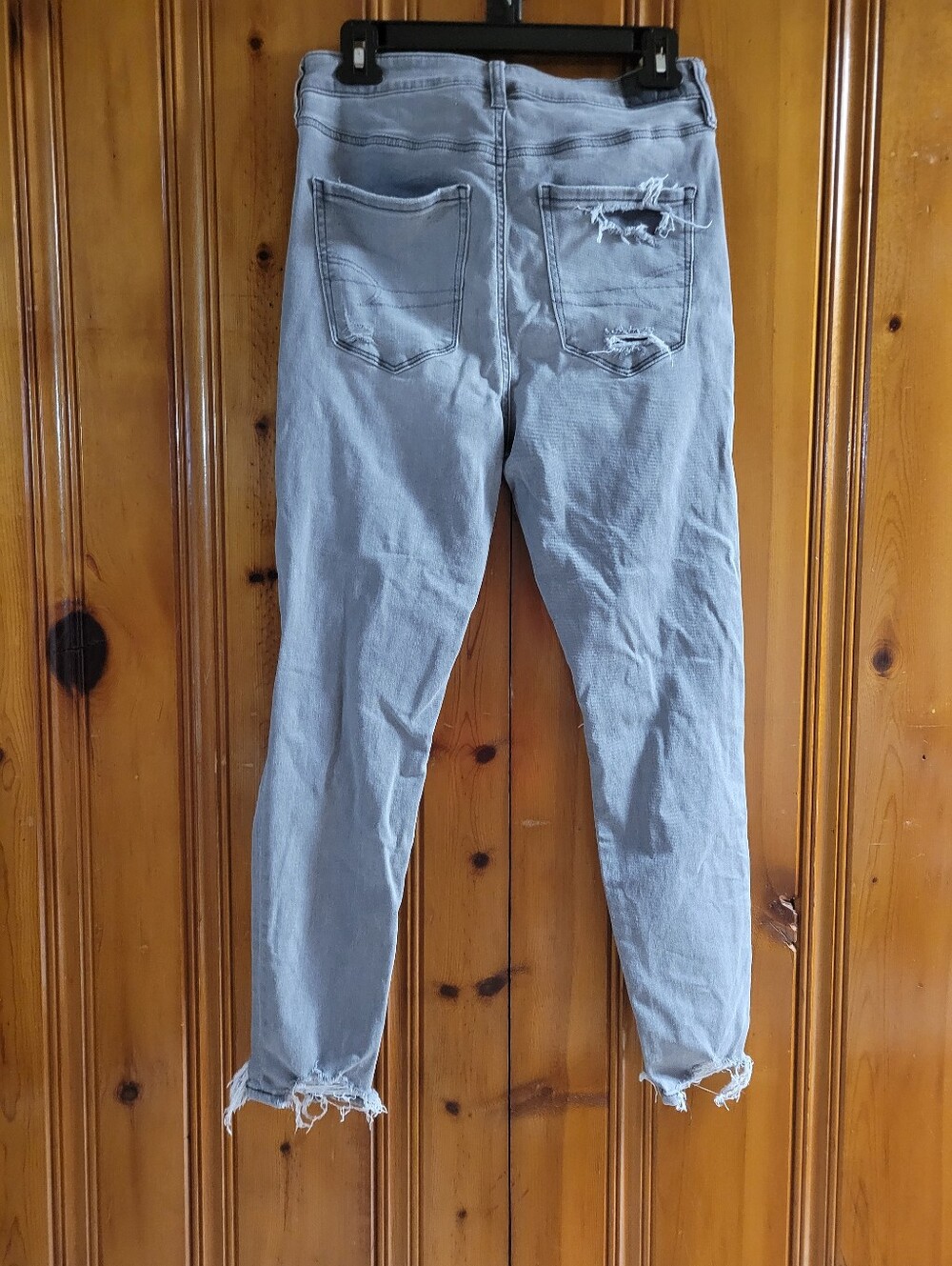 Light Grey Distressed Women's Jeans